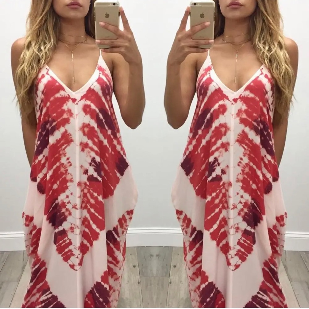 Love stitch maxi dress